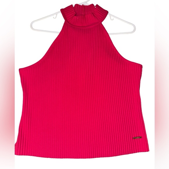 Marc New York Andrew Marc. Halter Top Pink. Sz large - Picture 1 of 5